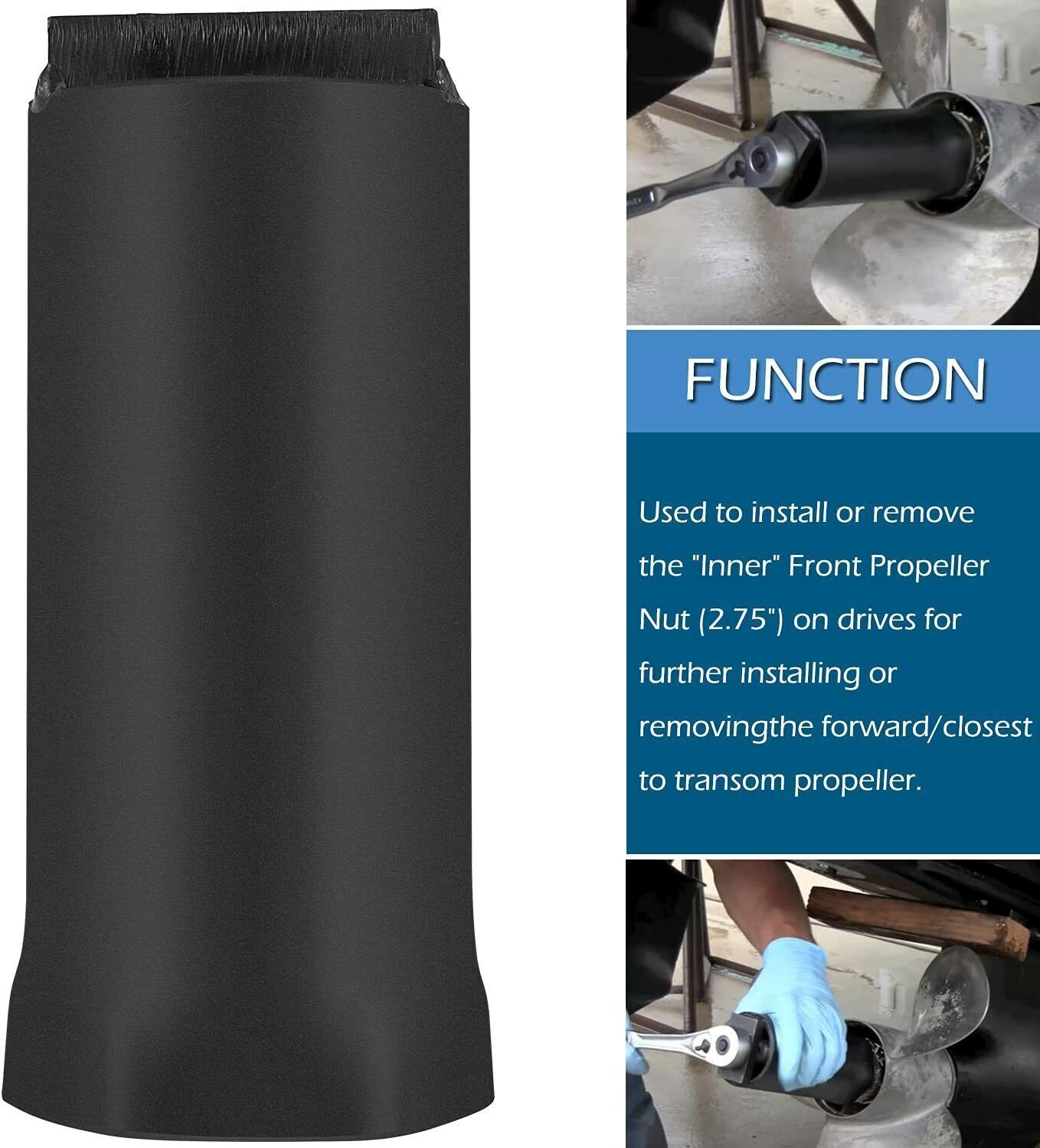 91-805457T1 Steel Nut Socket Wrench Tool Fits Mercruiser All Bravo lll 3 Drives