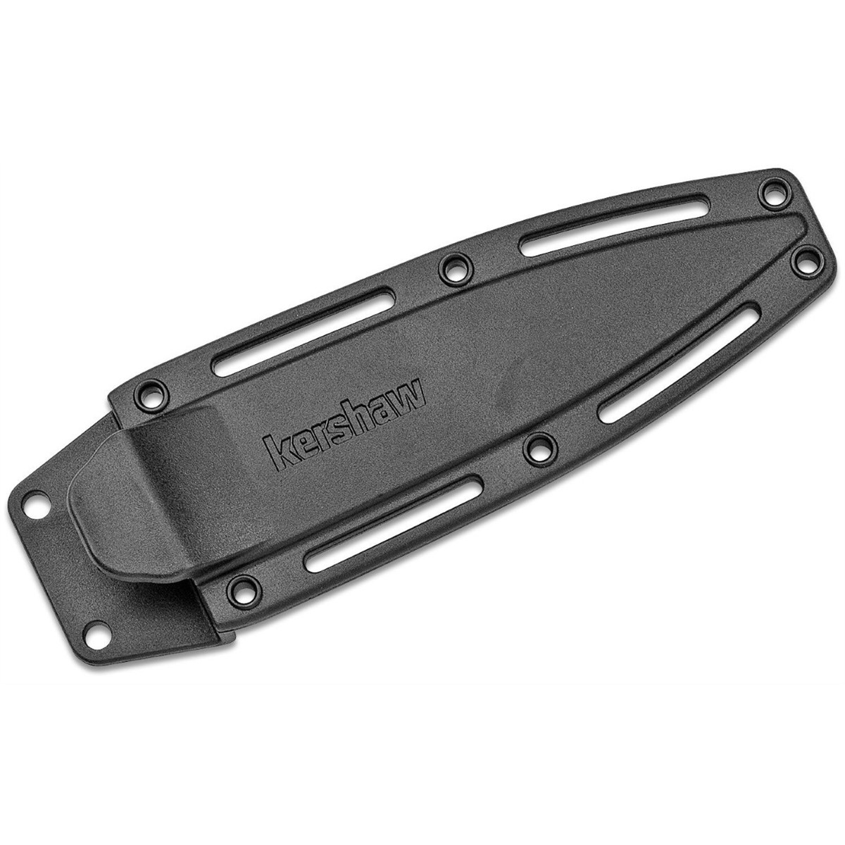 Kershaw Secret Agent Spear Point Fixed Blade Boot Knife with Nylon Dual-Carry Sh