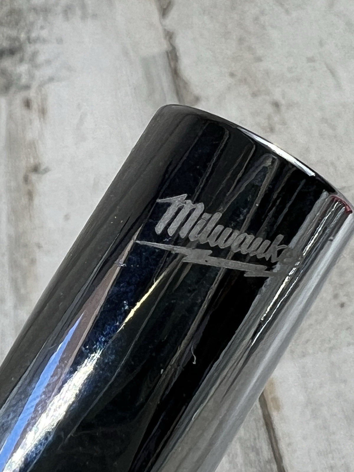 Milwaukee 7/16 in. Deep, 3/8 in. Drive SAE 4 Flat Sides Standard Deep Socket