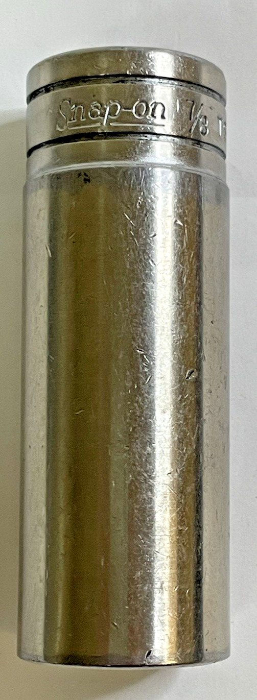 Snap-On TS-281 7/8″ SAE Flank Drive Deep Socket 1/2″ Drive 6 Point Made in USA