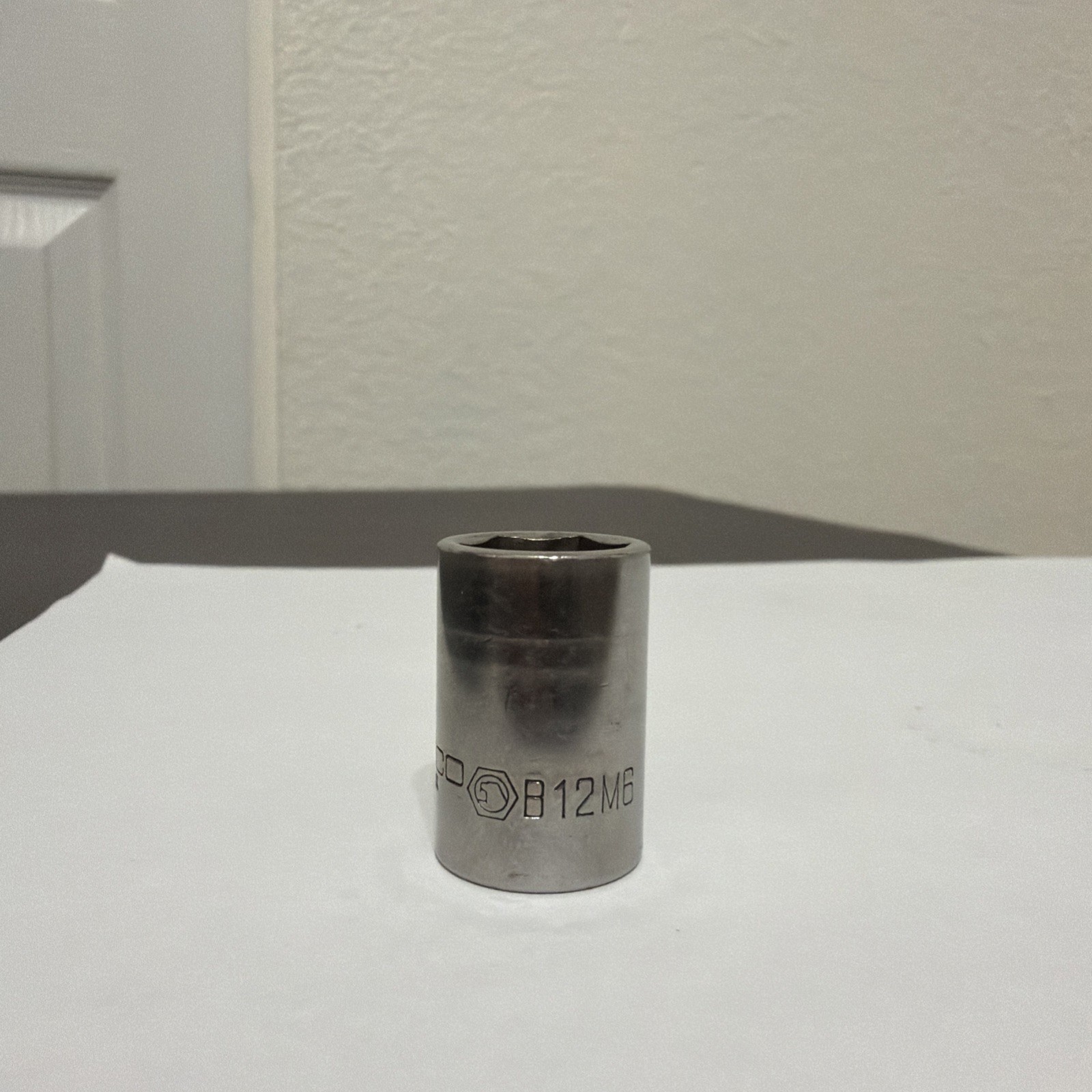 Matco Tools B12M6 12mm Metric Shallow Socket 3/8″ Drive 6 Point Chrome USA