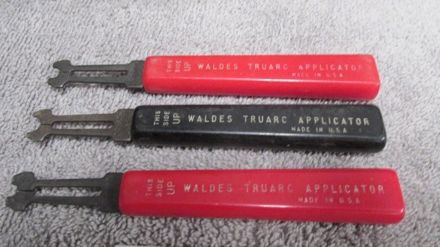 VINTAGE WALDES TRUARC APPLICATOR 3 PIECE SET ~ BAKELITE HANDLES ~ MADE IN USA