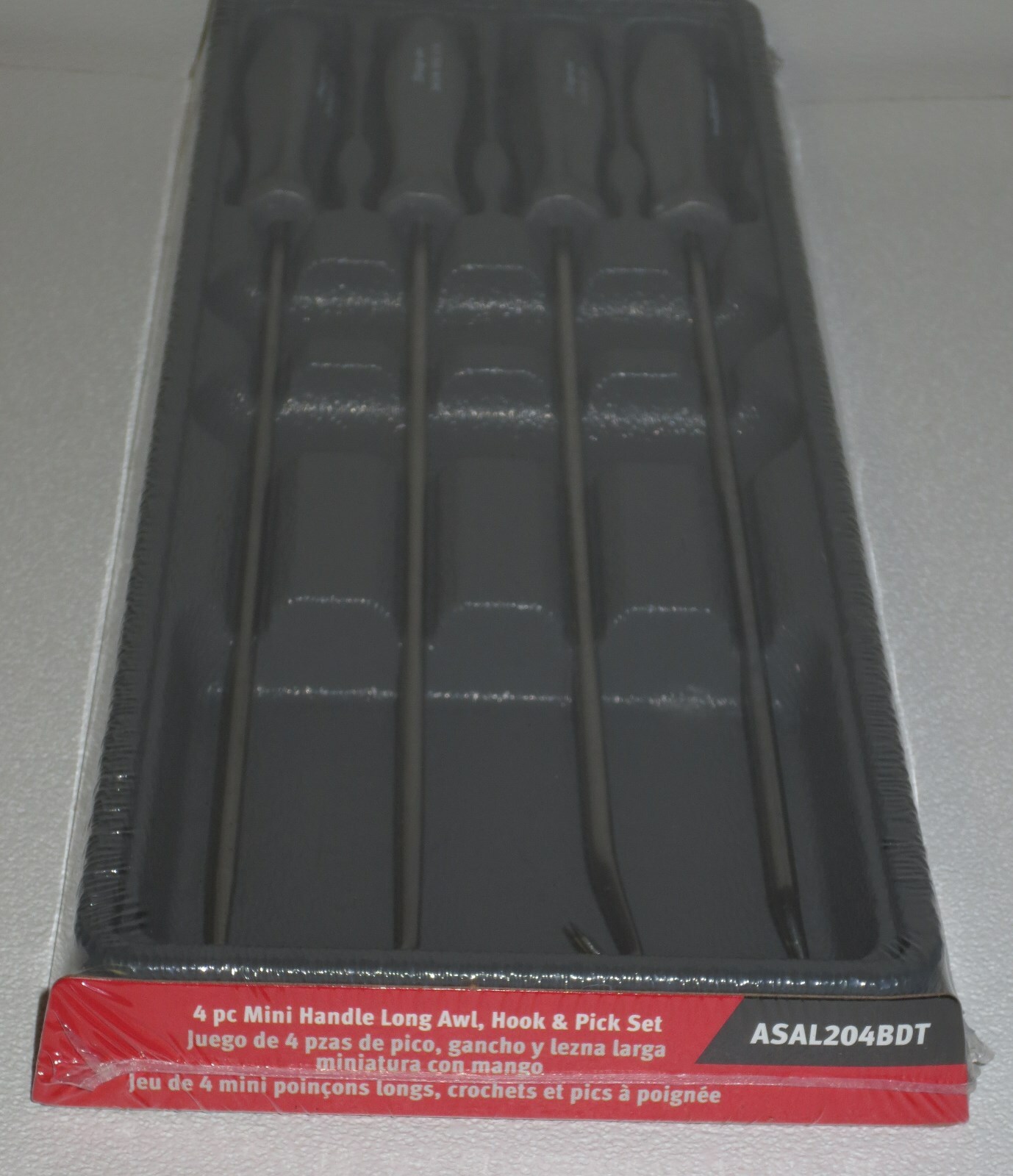 Snap-on Pick Set, LONG SHAFT, ASAL204BDT *TITANIUM HARD HANDLES* NEW & SEALED!