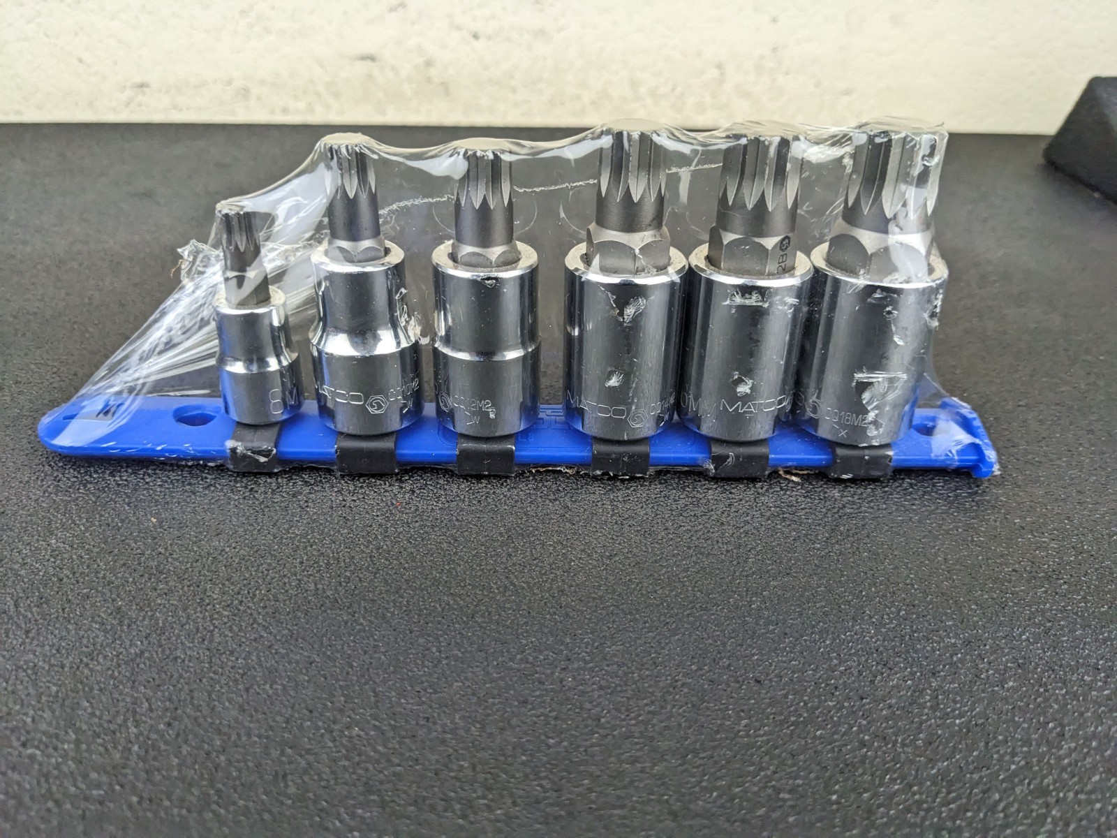 #bp106 Matco NEW USA SQM62R Metric Triple Square Socket Set 3/8” 1/2” Drive