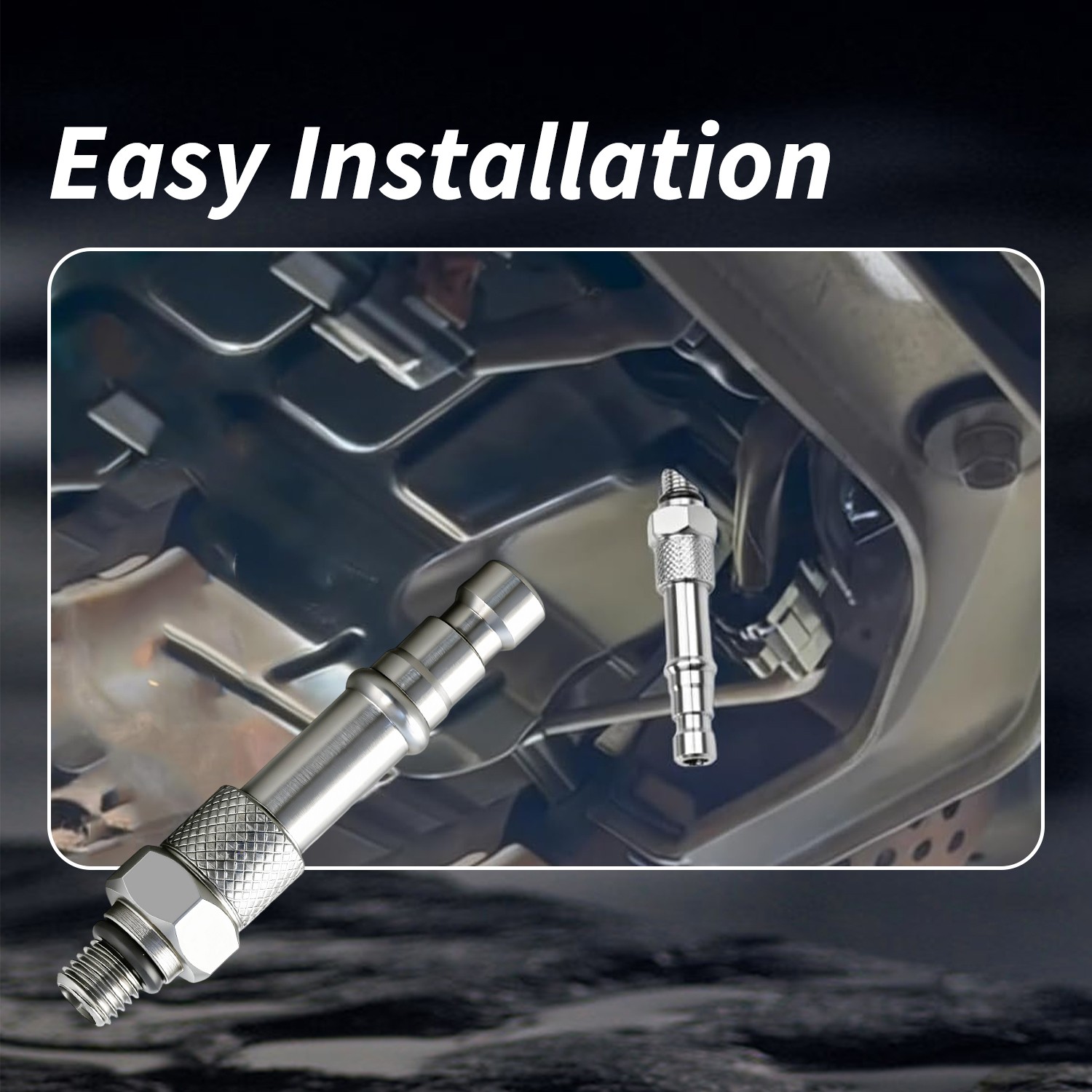 New 304 Stainless Steel Transmission Oil Fill Adapter for 2010-2012 FX35