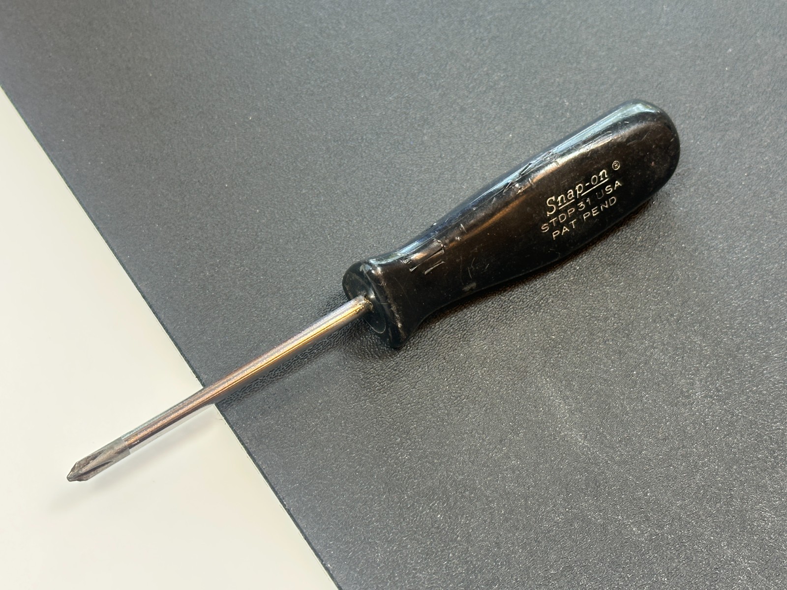 🇺🇸Snap-On USA STDP31 No. 1 Phillips Screwdriver #1 Triangle Black Hard Handle