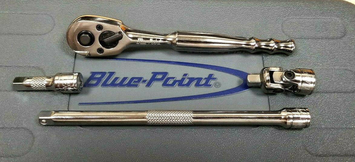 Blue Point 1/4″ Quick Release Ratchet Extension Swivel Head Set BPRTR936 BLPTXK6