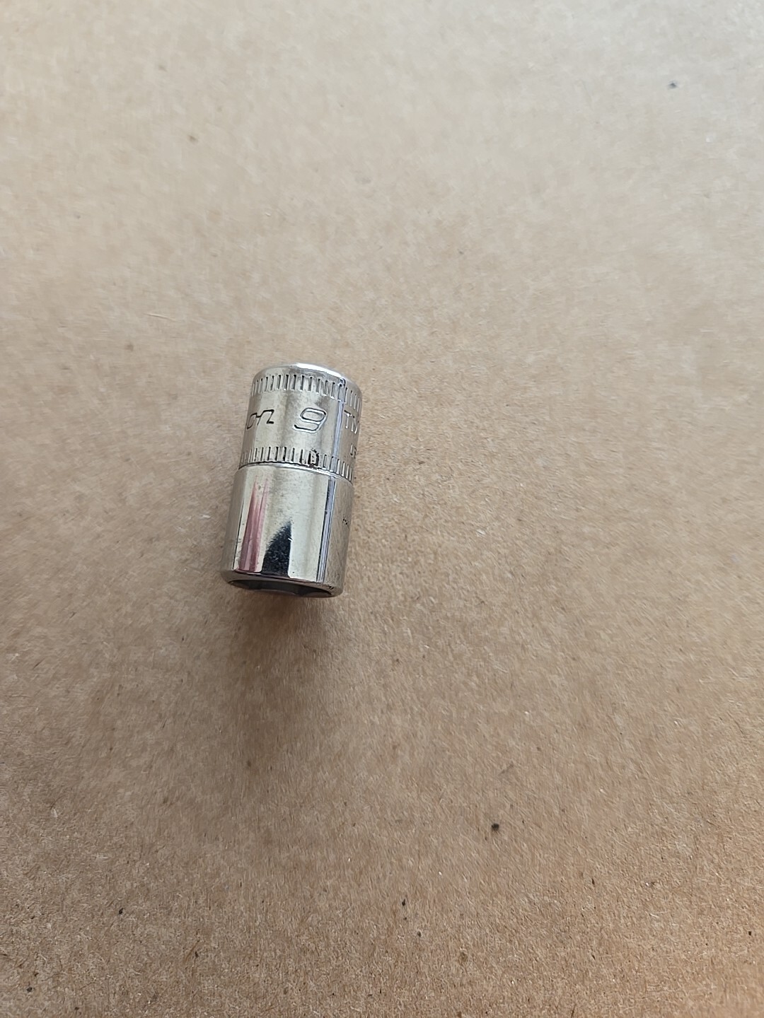 Snap On 1/4″ Drive 9MM 6PT Shallow Chrome Socket TMM9