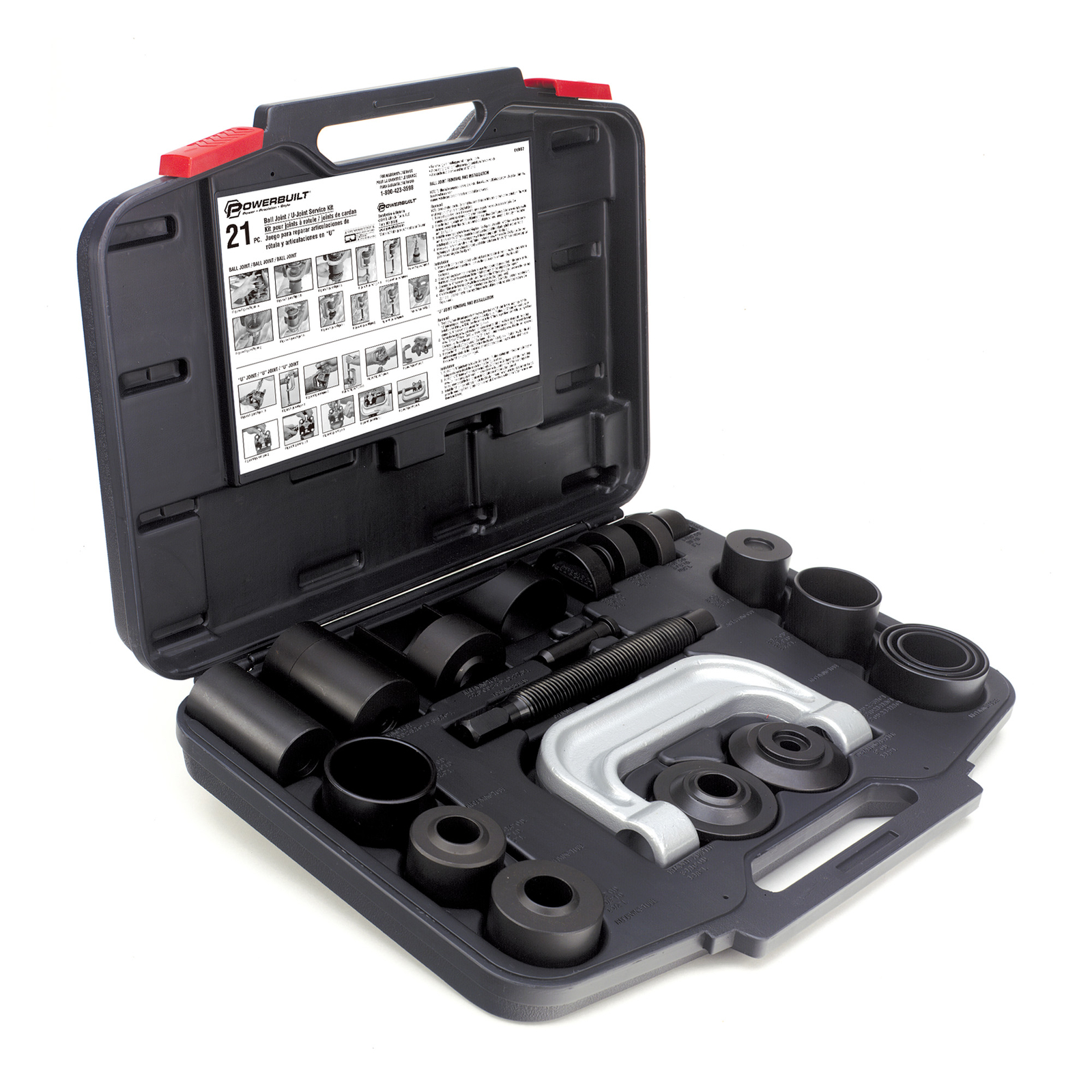Powerbuilt 21 Piece Ball Joint and U-Joint Service Set – 648602