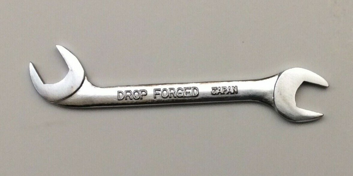 KAL 3/8 x 11/32 INCH OPEN-END IGNITION WRENCH USED JAPAN
