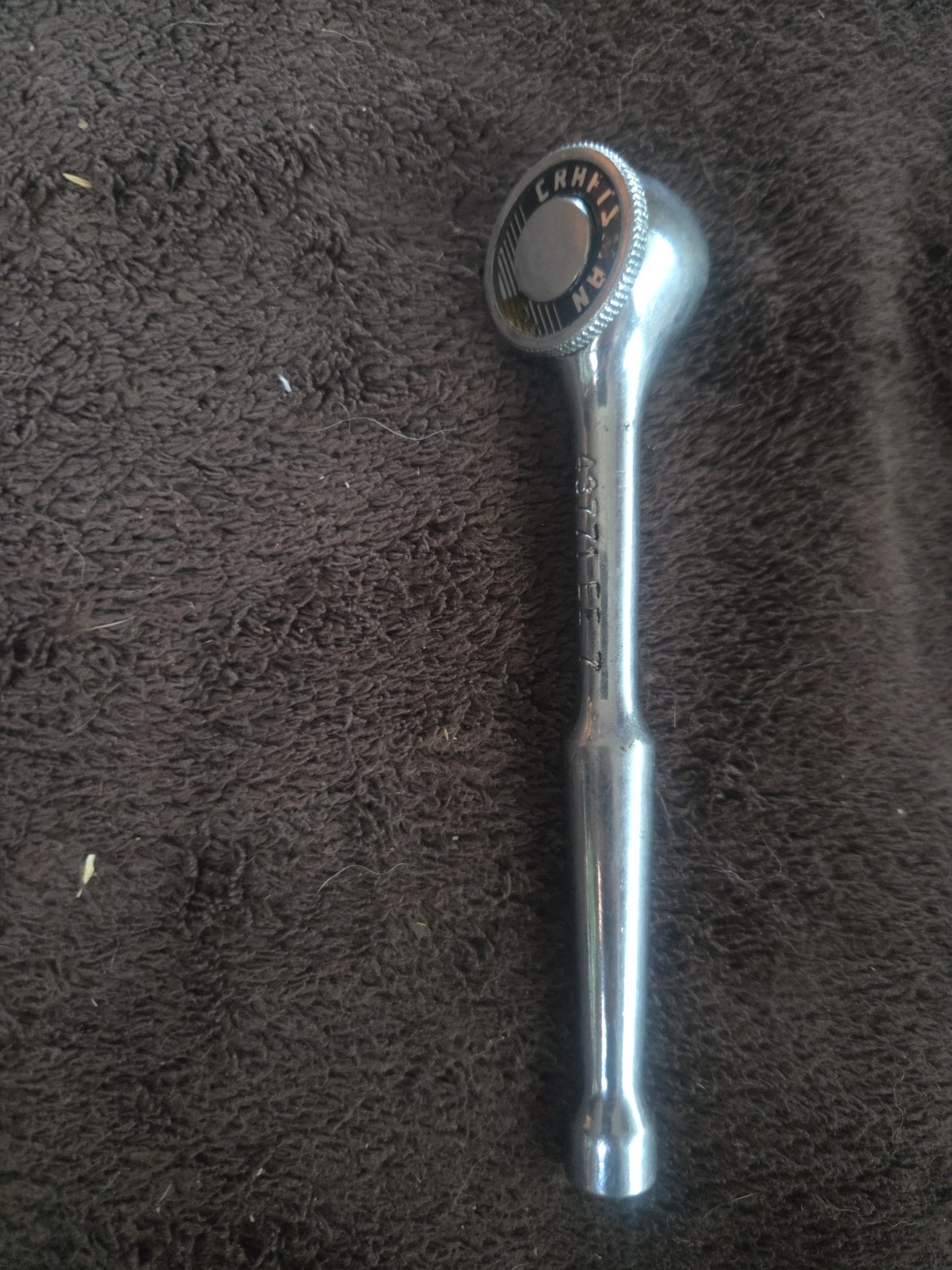 Vintage Craftsman 43771 EE 7 1/4″ Inch Drive Chrome Ratchet Thumb Wheel NICE!
