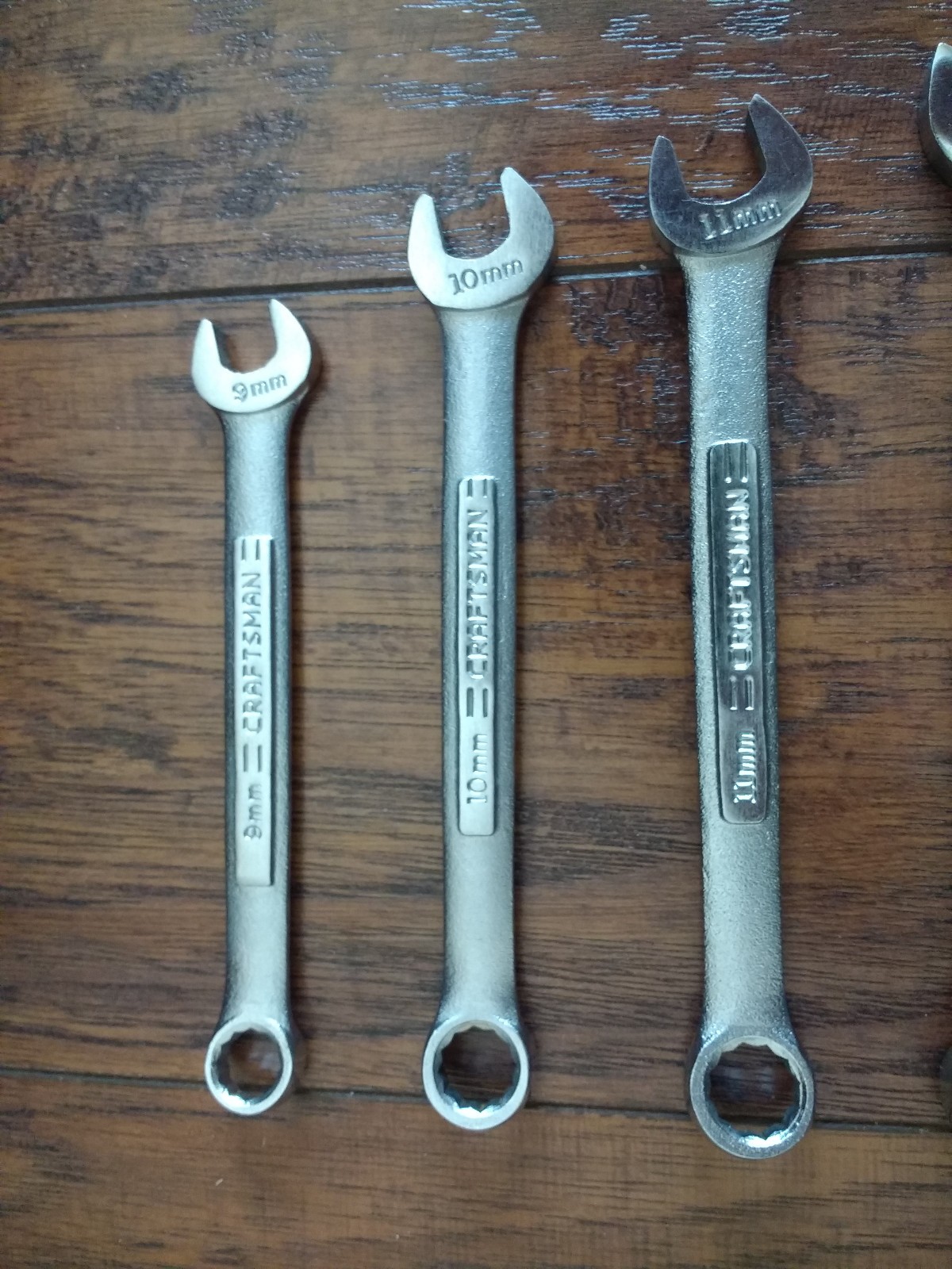 Craftsman 8 Pc Wrenches METRIC 9mm-17mm Made in the USA