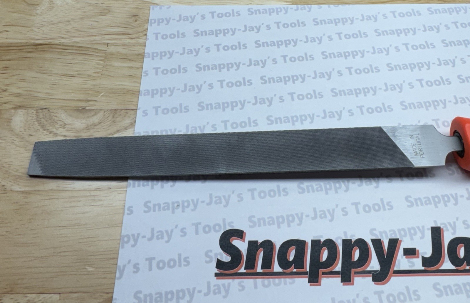 Snap-on Tools NEW ORANGE Soft Grip Flat 10” Length Blade Mill File SGHF616B 10MA