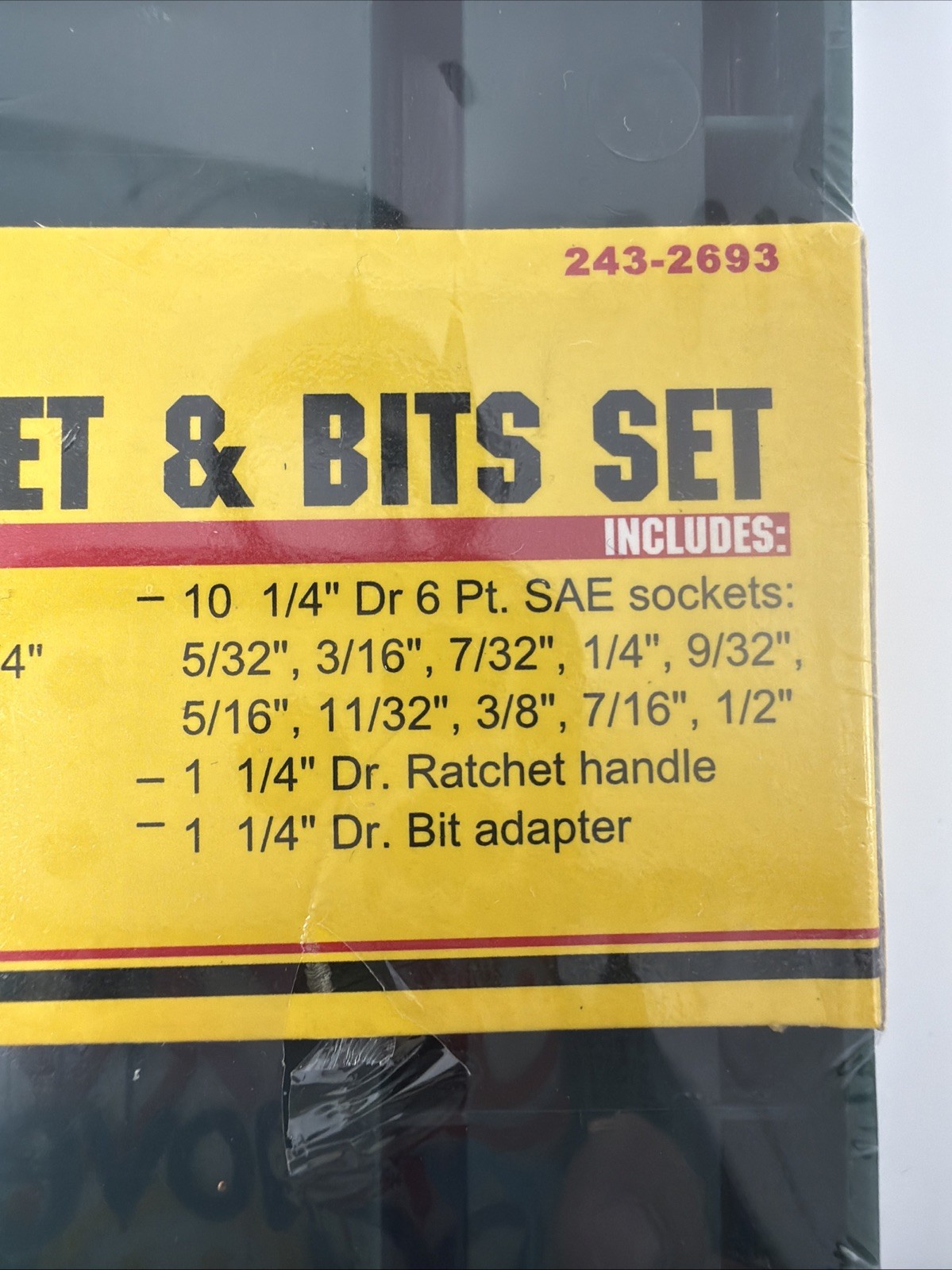Tool Shop 25 piece Socket & Bits Set No. 243-2693