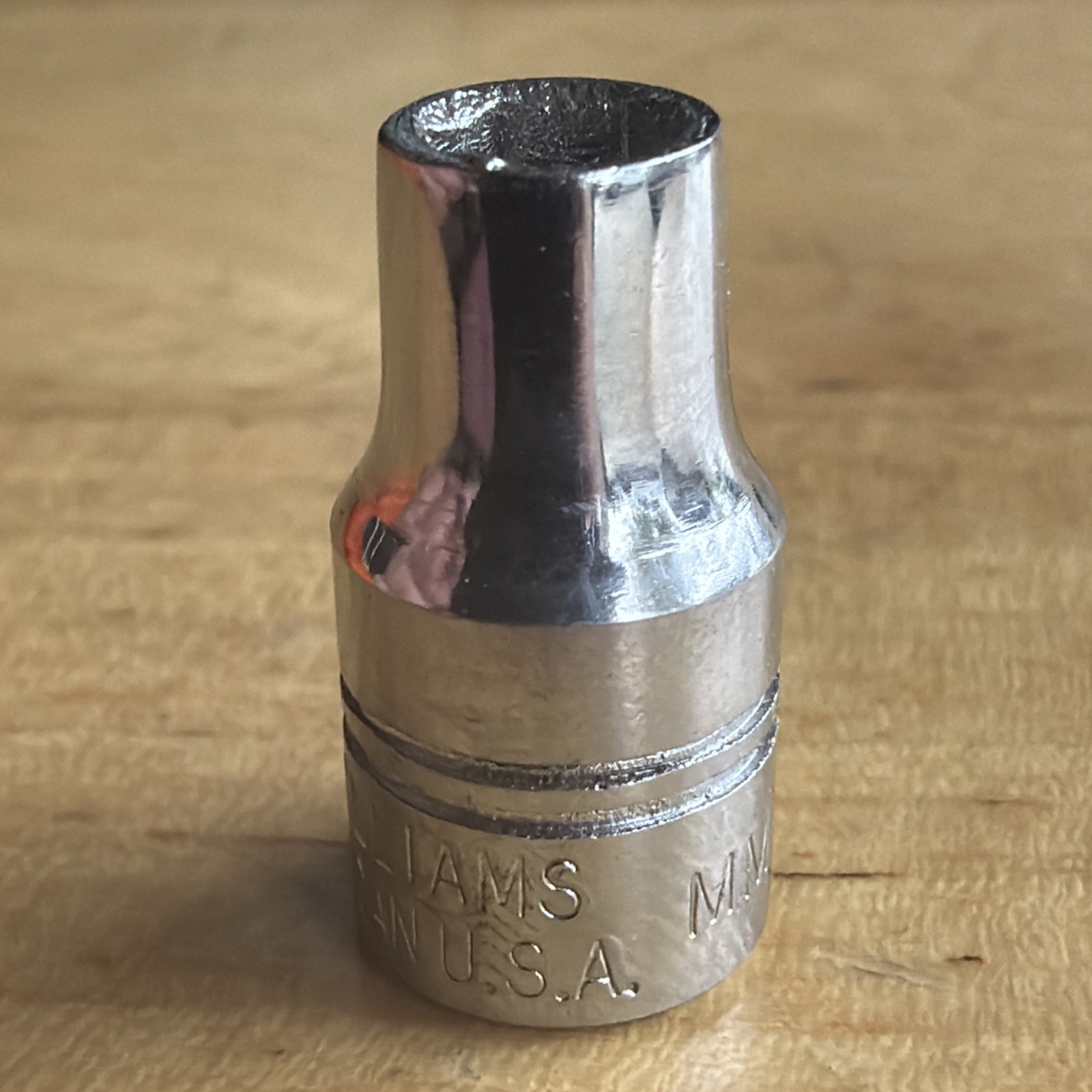 Vulcan x Williams Tools 5mm Shallow Socket 1/4″ Drive 6 Point MM-605 Vtg USA