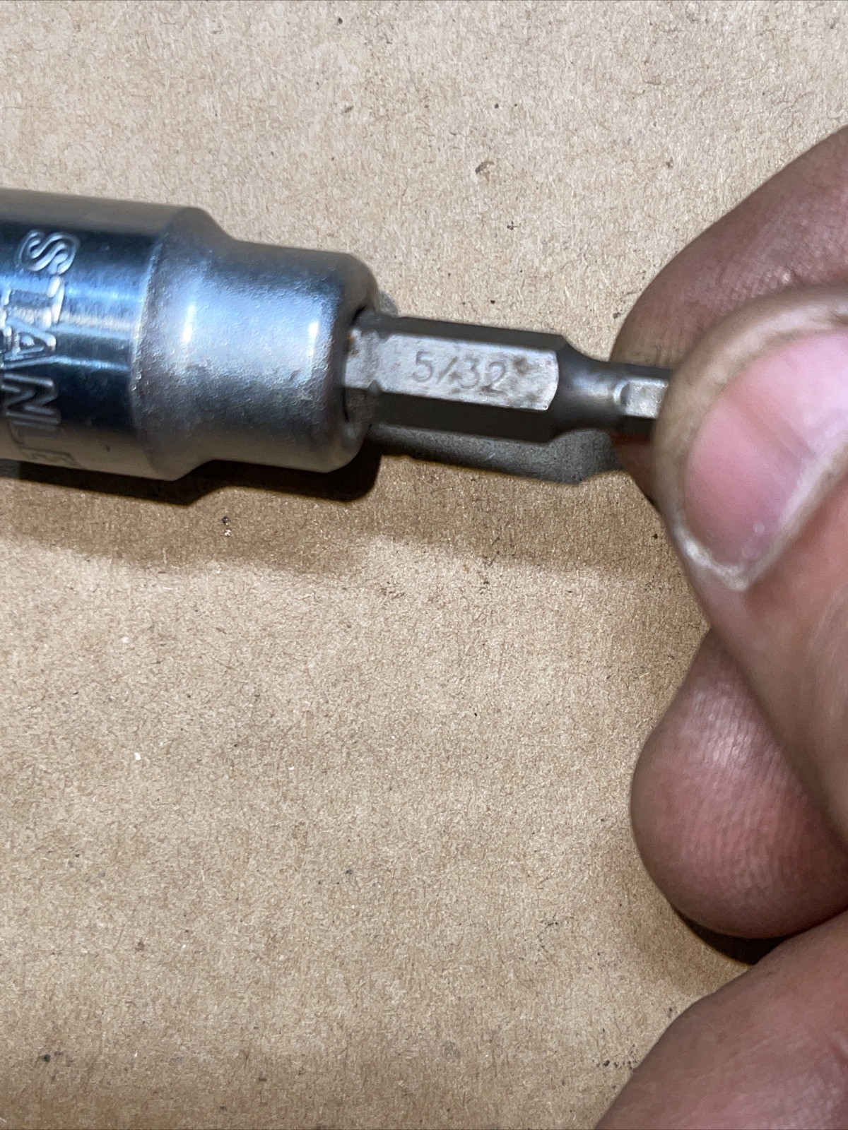 Stanley 86-388 5/32 In SAE Allen Hex Head 3/8” Drive Socket 86388