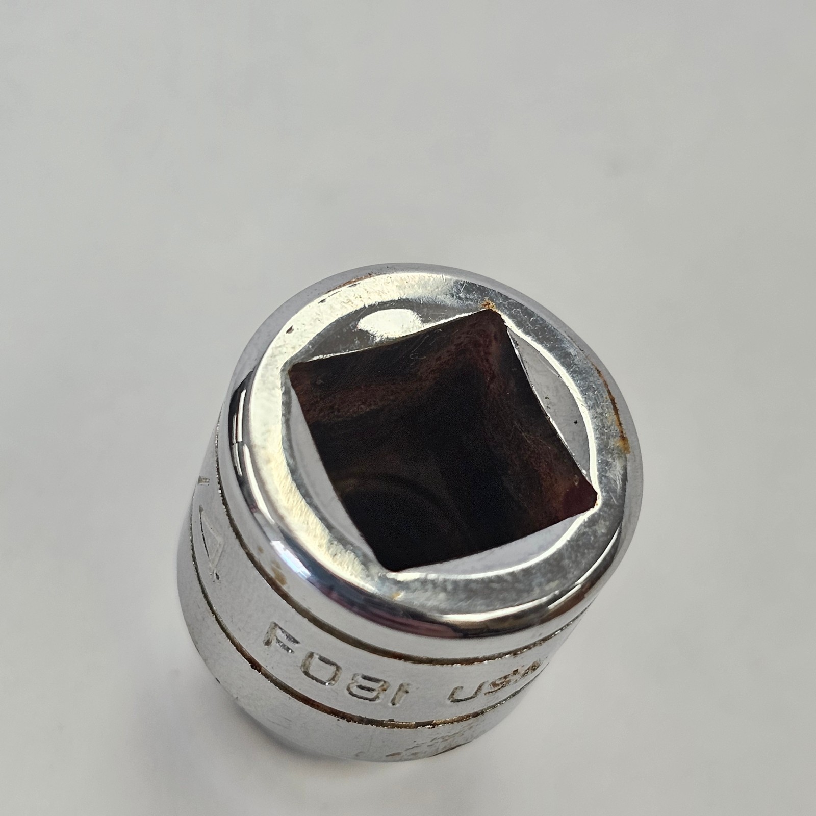 Snap On 3/8″ Drive 1/4″ 12PT Shallow Chrome Socket F081