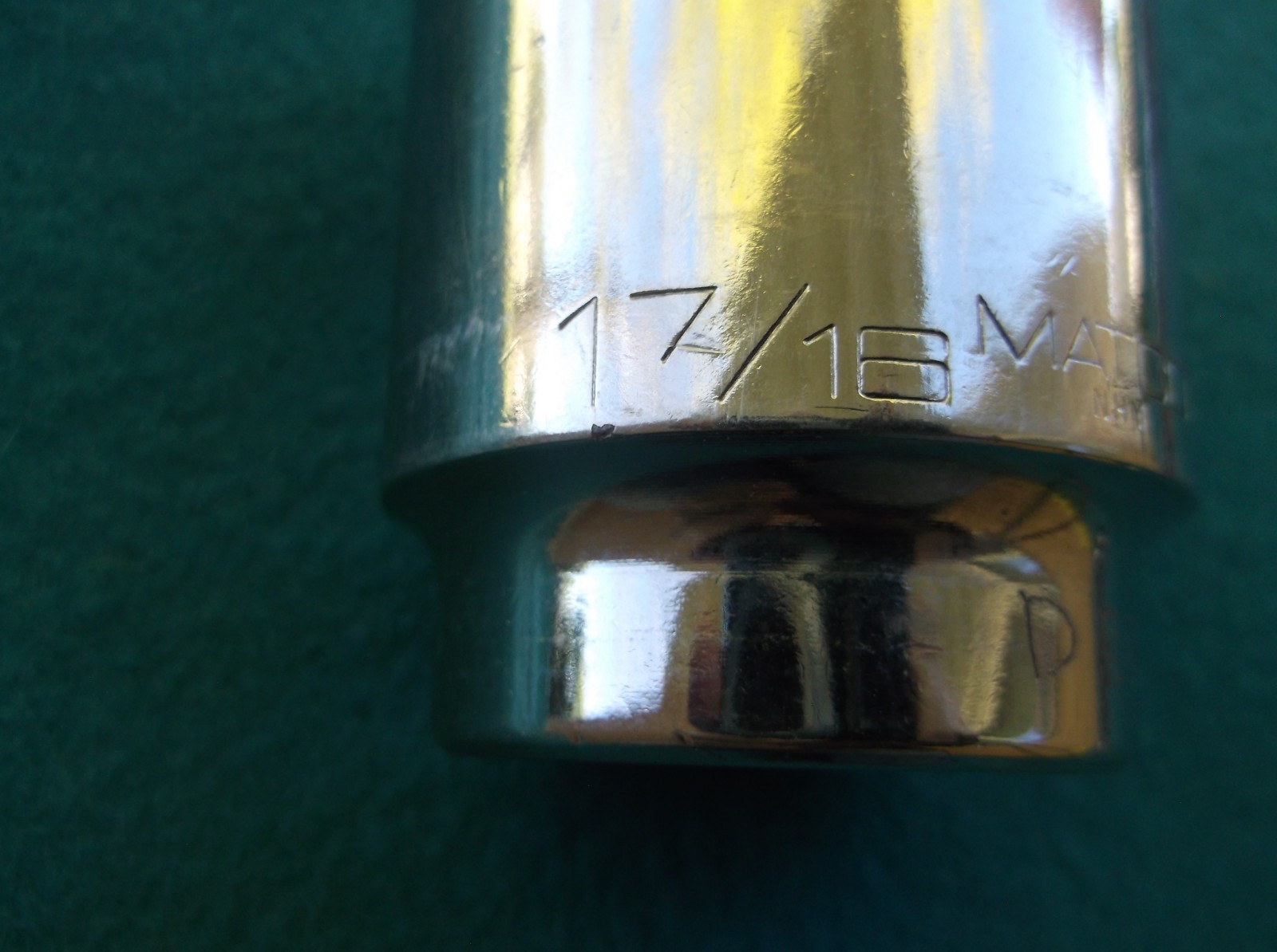 Matco 1/2″ Drive 1-7/16″ SAE 6 Point Chrome Socket C466 USA