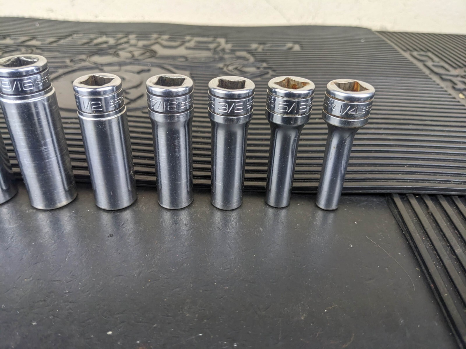 #bg224 Snap on Tools 211SFSY 3/8″ Drive Deep Chrome Socket Set Socket Set