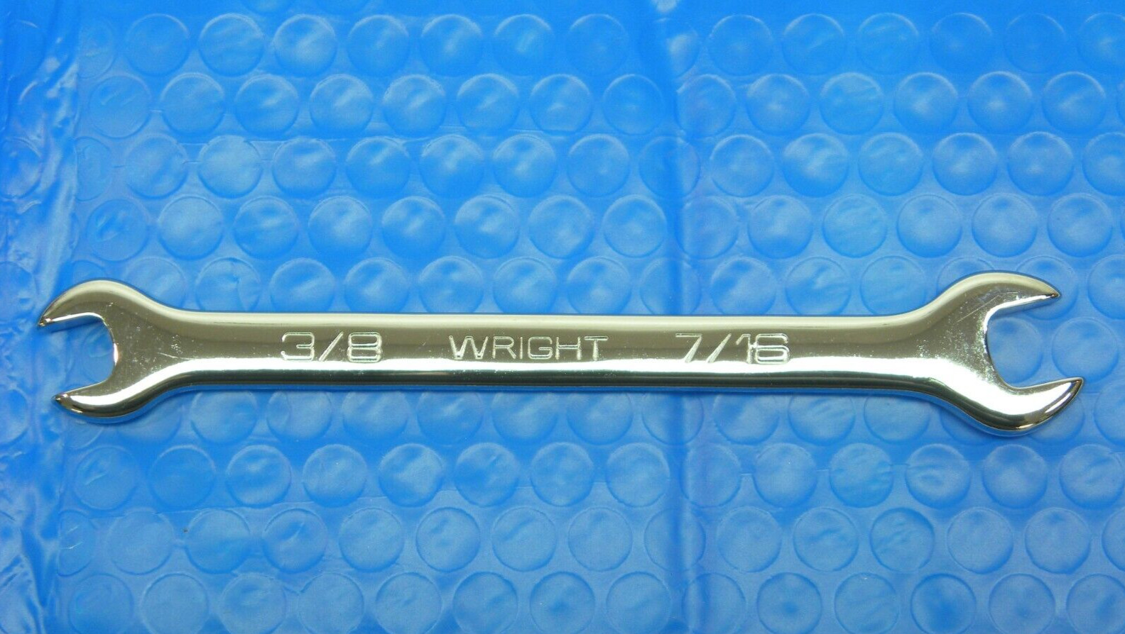 NEW! Wright 1314, 3/8″ x 7/16″ Open End Wrench 5-1/2″ USA HR