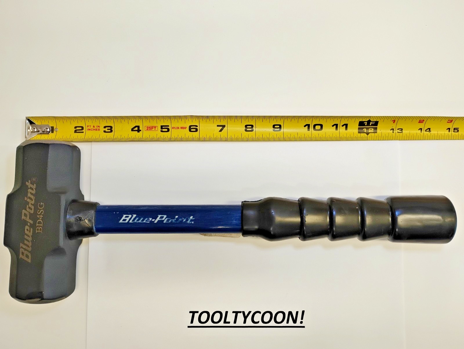 Blue Point Tools 15″ Fiberglass Handle 4lb Heavy Duty HD Engineer Hammer BD4SG