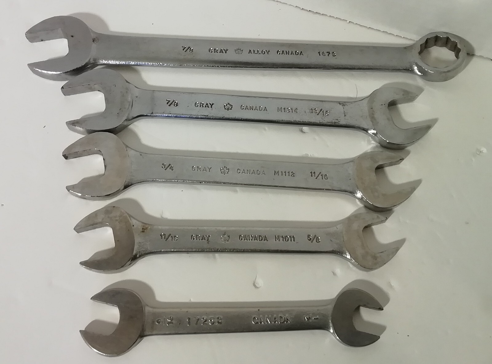 VTG. GRAY CANADA Mechanic WRENCHES