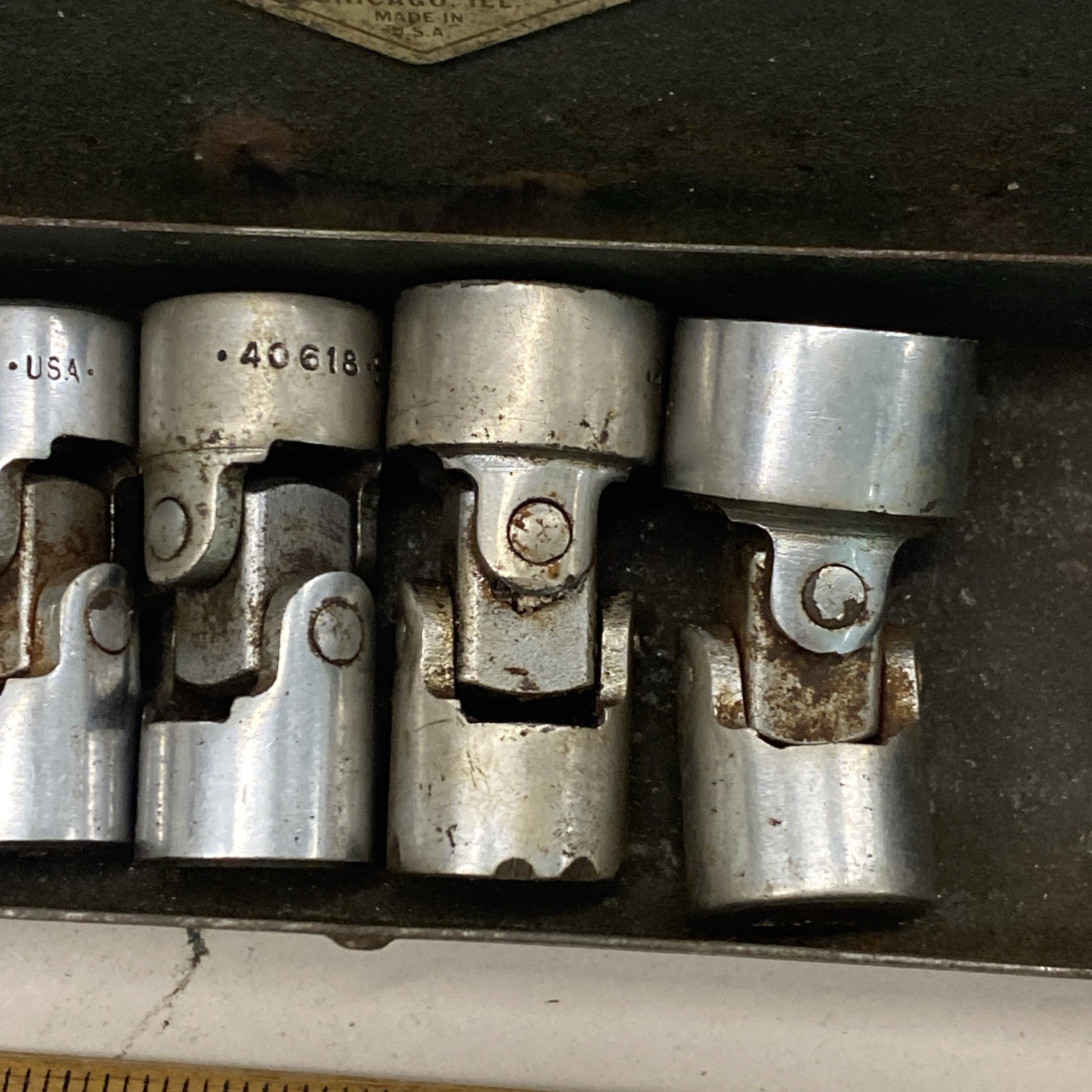 6 pc S-K Mixed 6pt/12pt Universal Swivel 3/8 dr. Socket Set 7/16″ – 11/16″ M0924