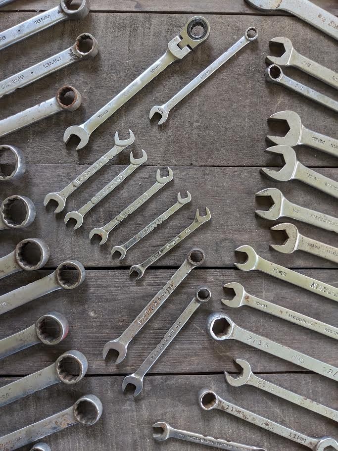 Snap on, Matco, MAC, etc. mixed lot of various wrenches