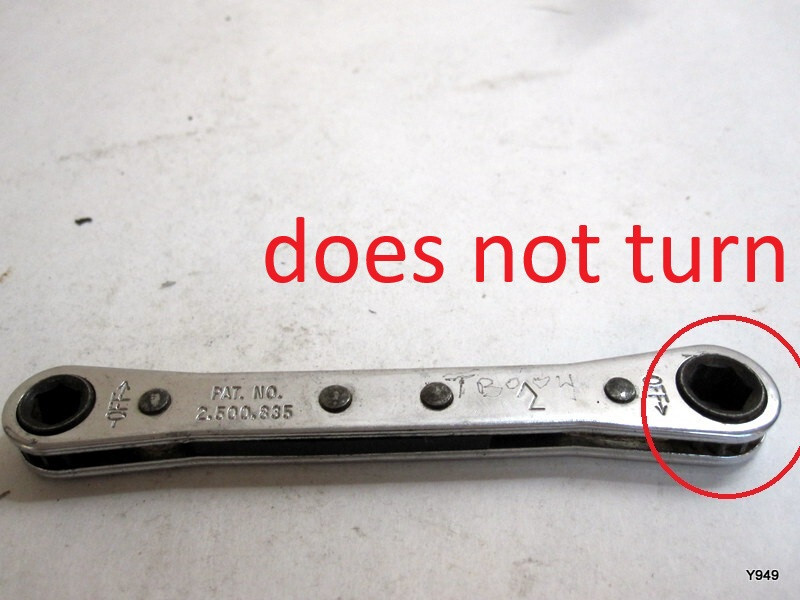 ALLEN 22604 6 Point Ratcheting Box End Wrench Type, 1/4″ x 5/16″ Size STUCK