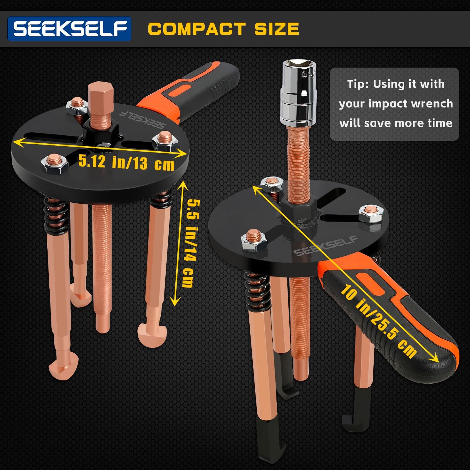 SEEKSELF 55-in-1 Bearing Puller Kit, Blind Hole Set, Inner…