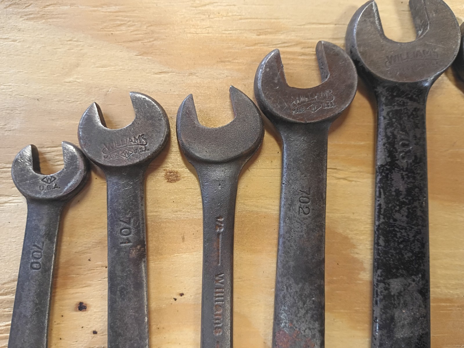 WILLIAMS ENGINEERS SERVICE W IN DIAMOND WRENCHES USA AIR HYDRAULIC 3/4 7/8 5/8