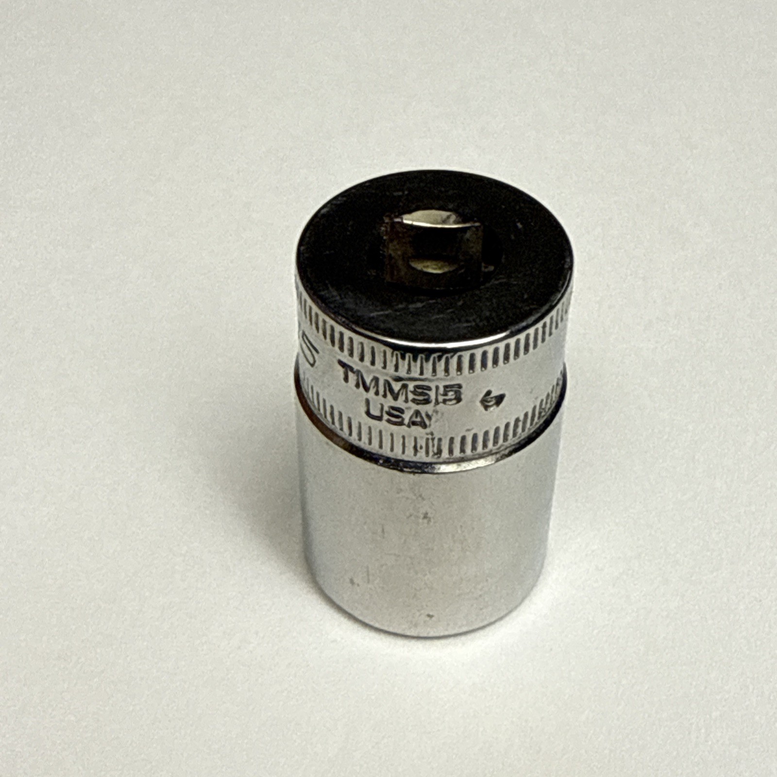 Snap-On Tools TMMS15 1/4″ drive Semi Deep 15mm 6 point socket USA