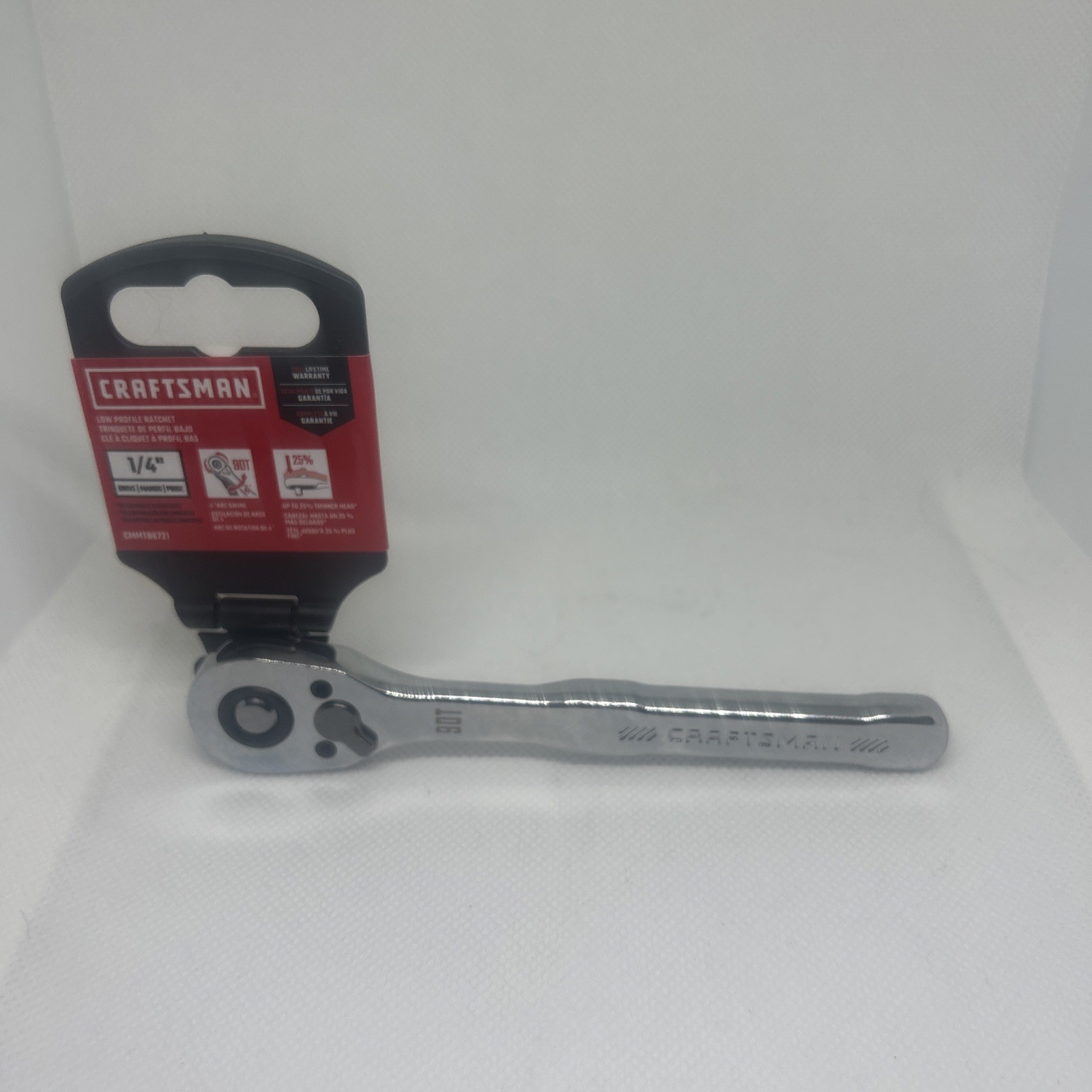 NEW CRAFTSMAN 1/4-inch Drive 90 TOOTH! CMMT86721 Ratchet Socket Wrench