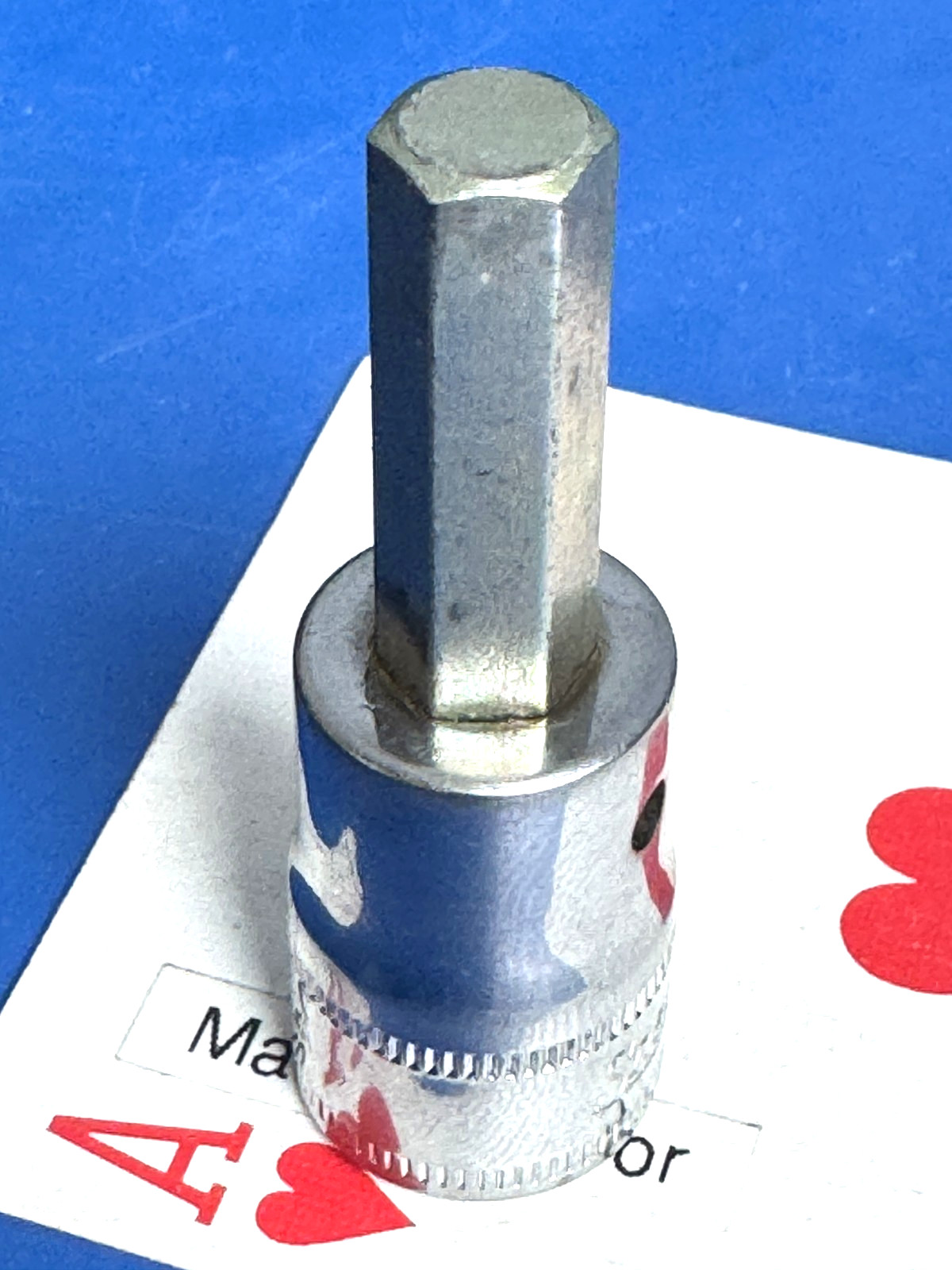 Snap-on tools USA 3/8″ drive Standard Metric 8mm Hex socket wrench FAM8A new bit