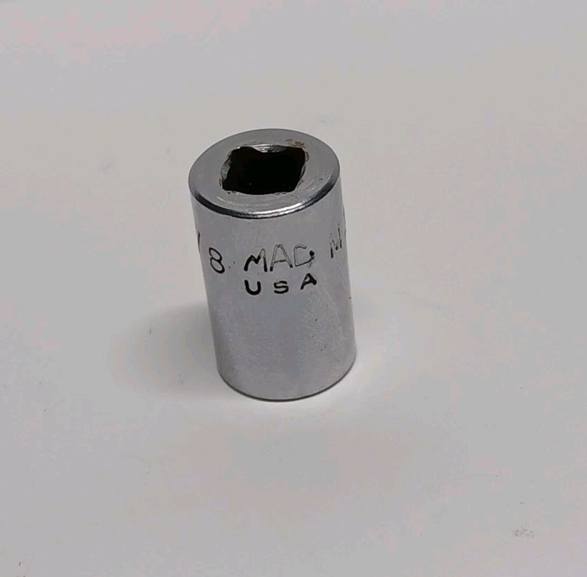 Mac Tools 1/4″ Drive 3/8″ 12PT Shallow Chrome Socket M122