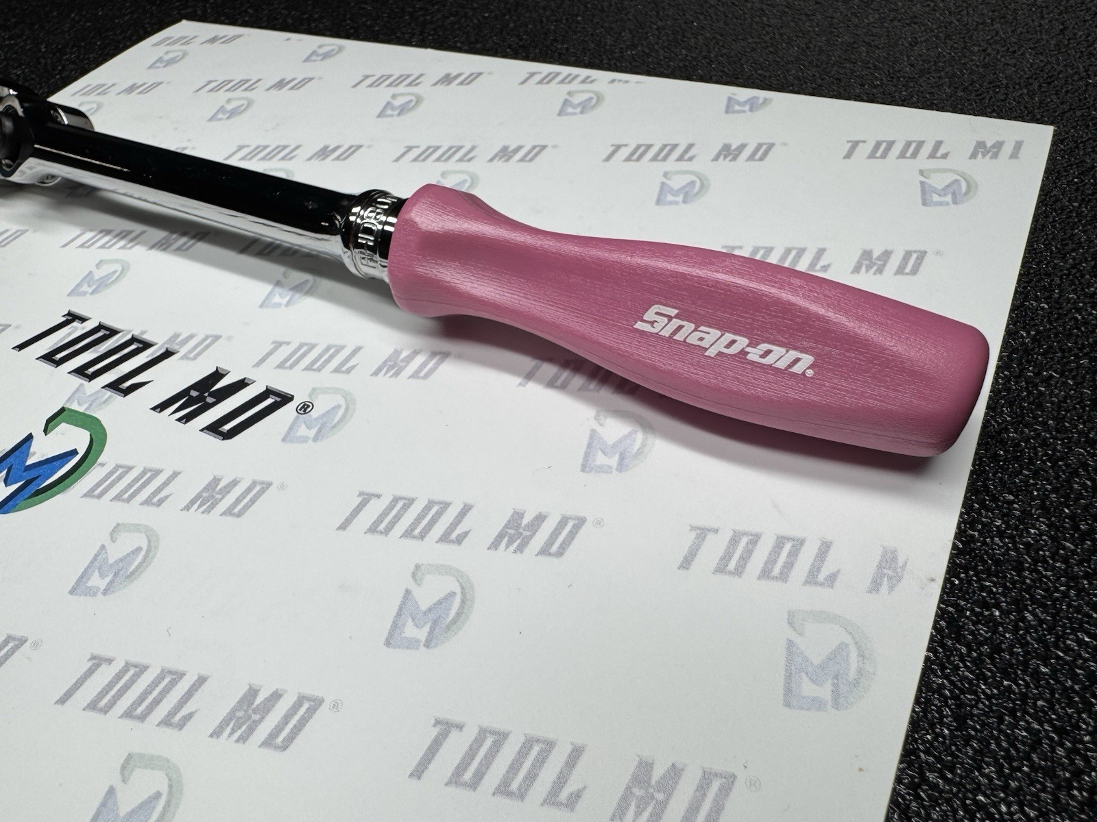Snap-on Tools PEARL PINK 3/8″ Drive Hard Grip Multi-Position Ratchet FHD80MP