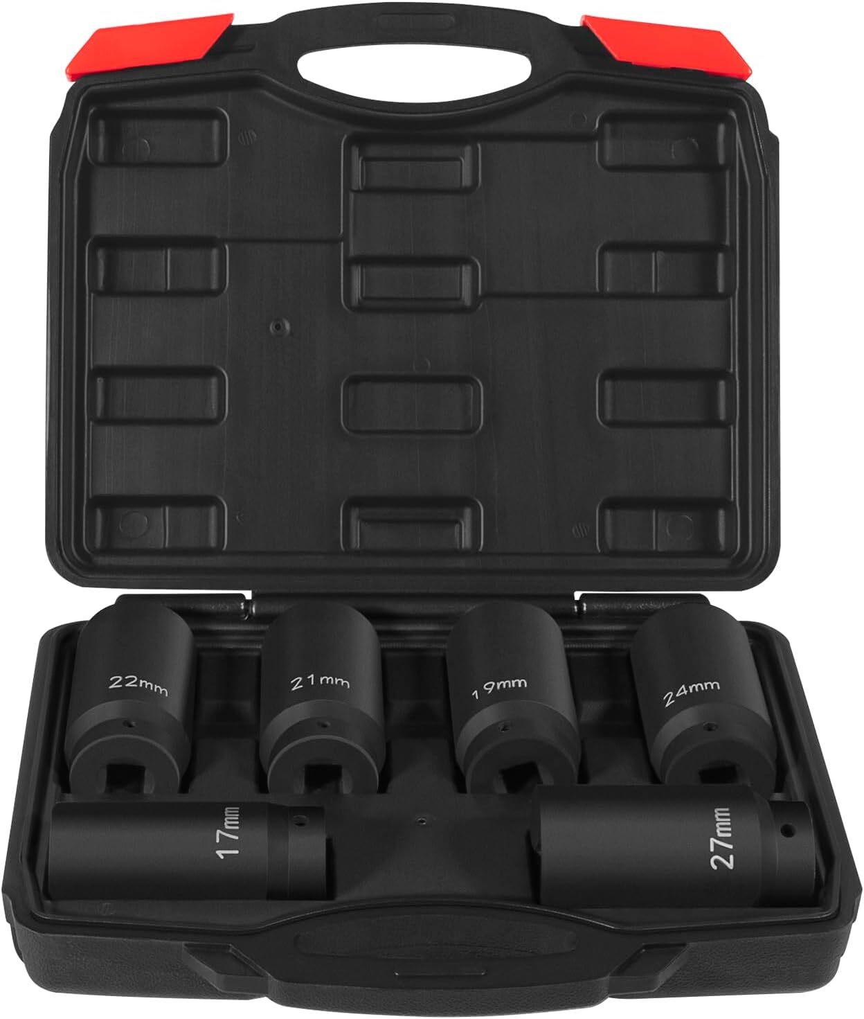 Crank Bolt Socket Set-17/19/21/22/24/27MM Harmonic Balancer Impact Socket 6PCS