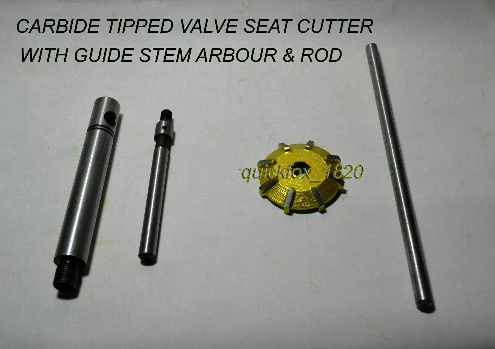 VALVE SEAT CUTTER CARBIDE 1.500″ 30 DEGREE TO CUT HARD SEAT RINGS UPGRADE TOOL