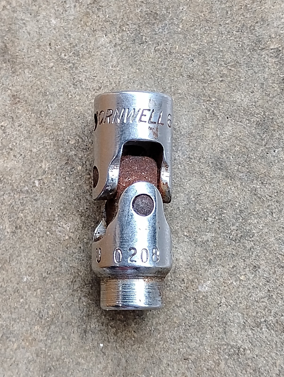 Cornwell Tools USA U-0208 SAE 1/4″ Universal Swivel Socket – 6 Point, 1/4″ Drive