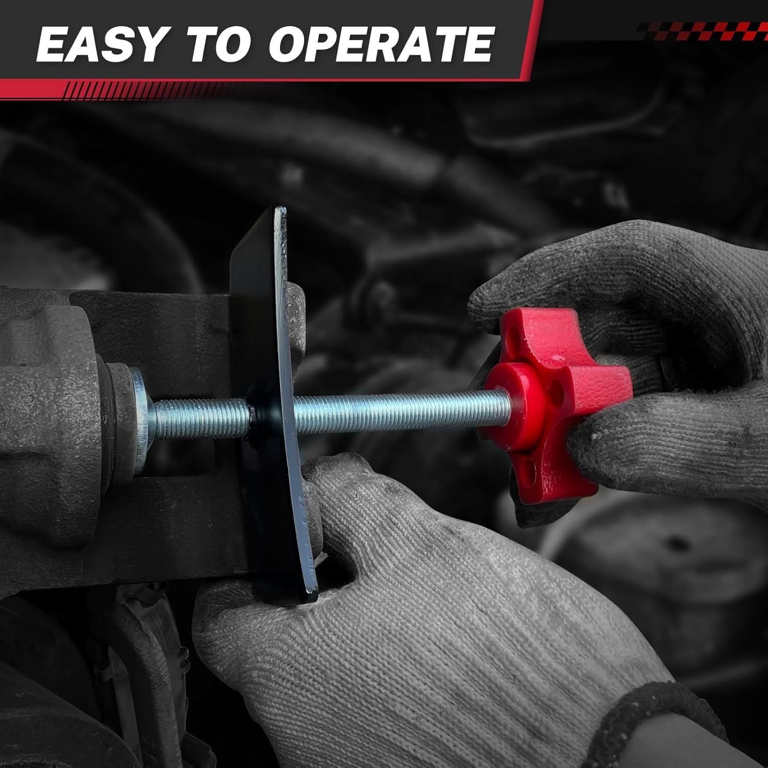Easy-Use Brake Pad Spreader – Compression Tool for Domestic & Import Vehicles