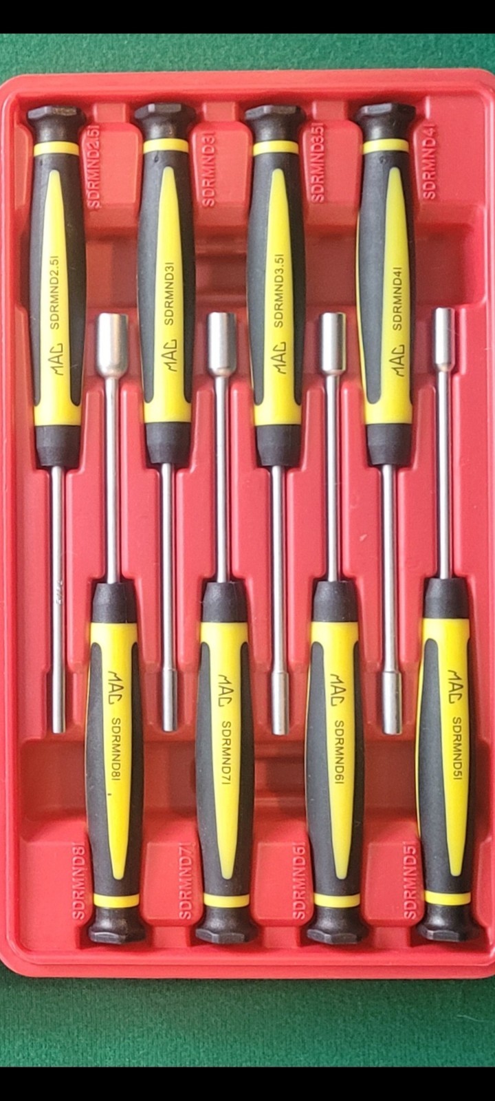 Mac Tools 8pc Precision Nut Driver Set