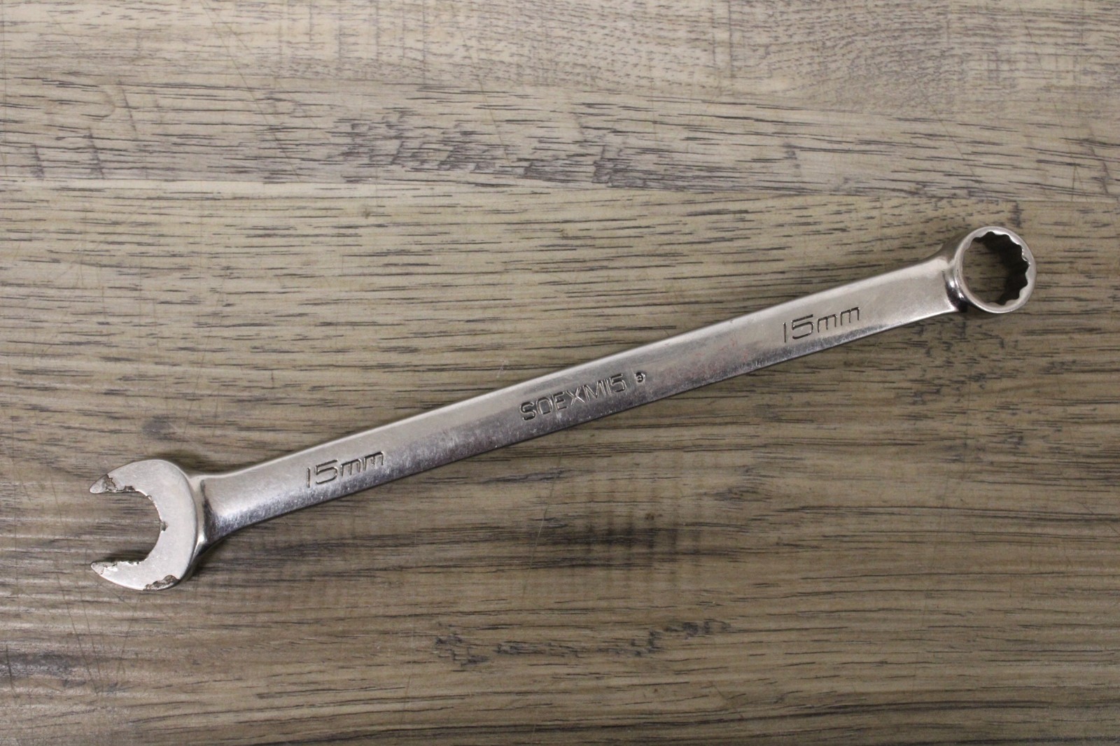 Snap-On Tools SOEXM15 15mm Metric 12 Point Flank Drive Plus Combination Wrench