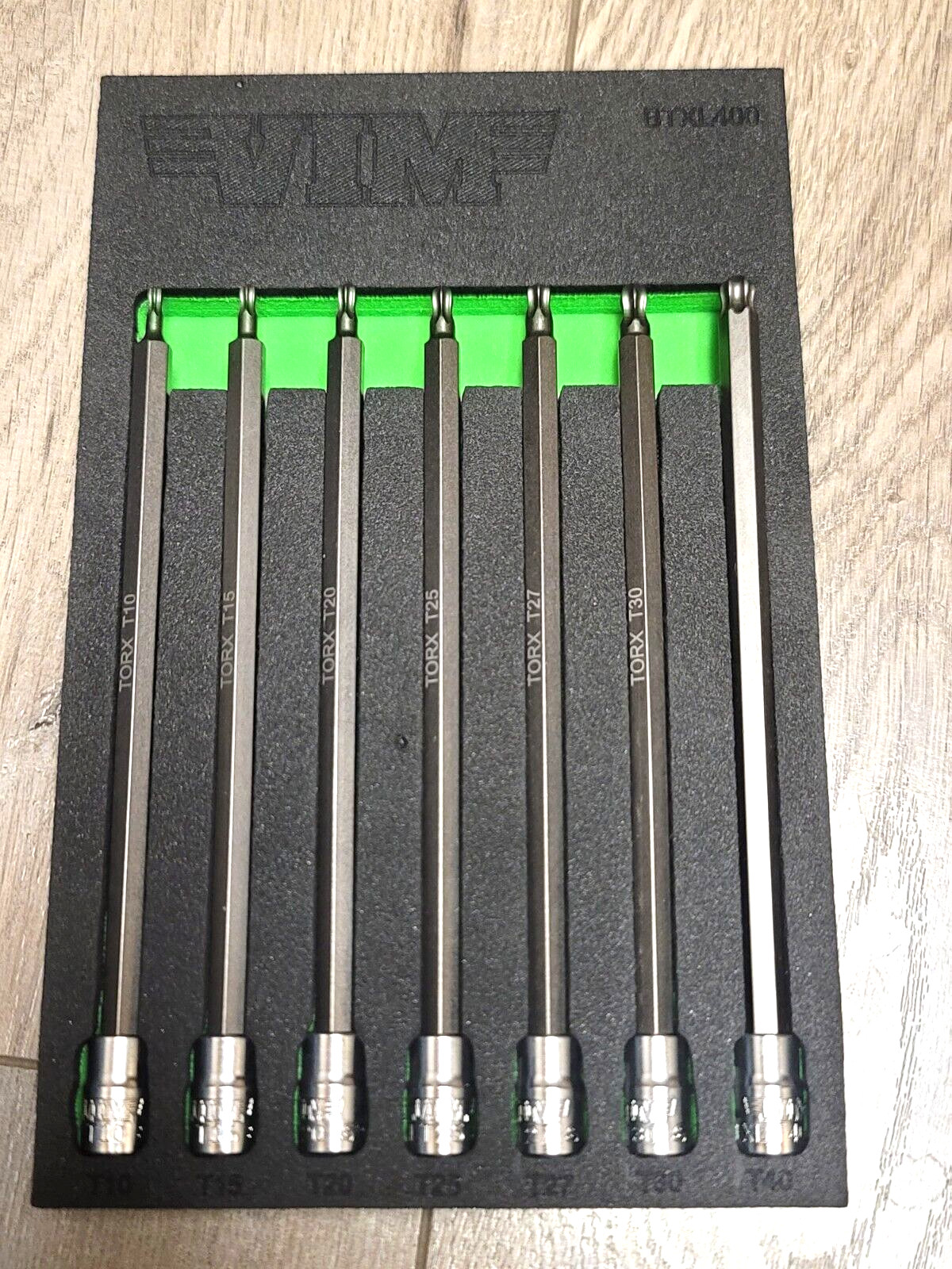VIM 1/4″ dr 7pc 6″ Extra Long Ball Torx Bit Driver Socket Set T10-T40 #BTXL400