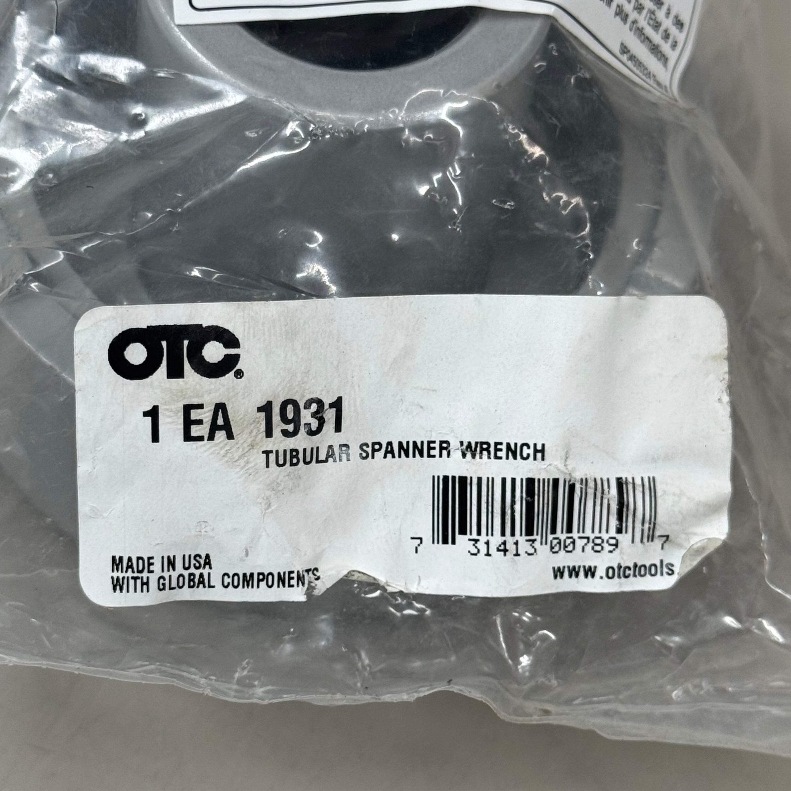 OTC Tubular Spanner Wrench For Servicing 15,000 Axles Socket O.D. Is 3-5/8″. 193