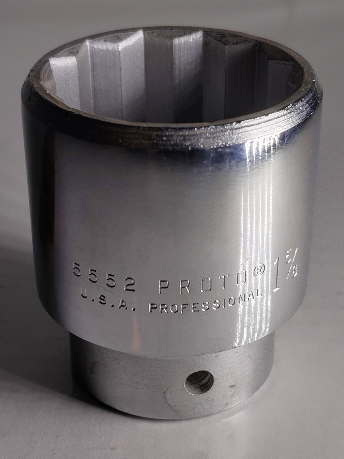 Proto Professional 5552 1-5/8″ 12 Point Socket 3/4″ Drive Made In USA