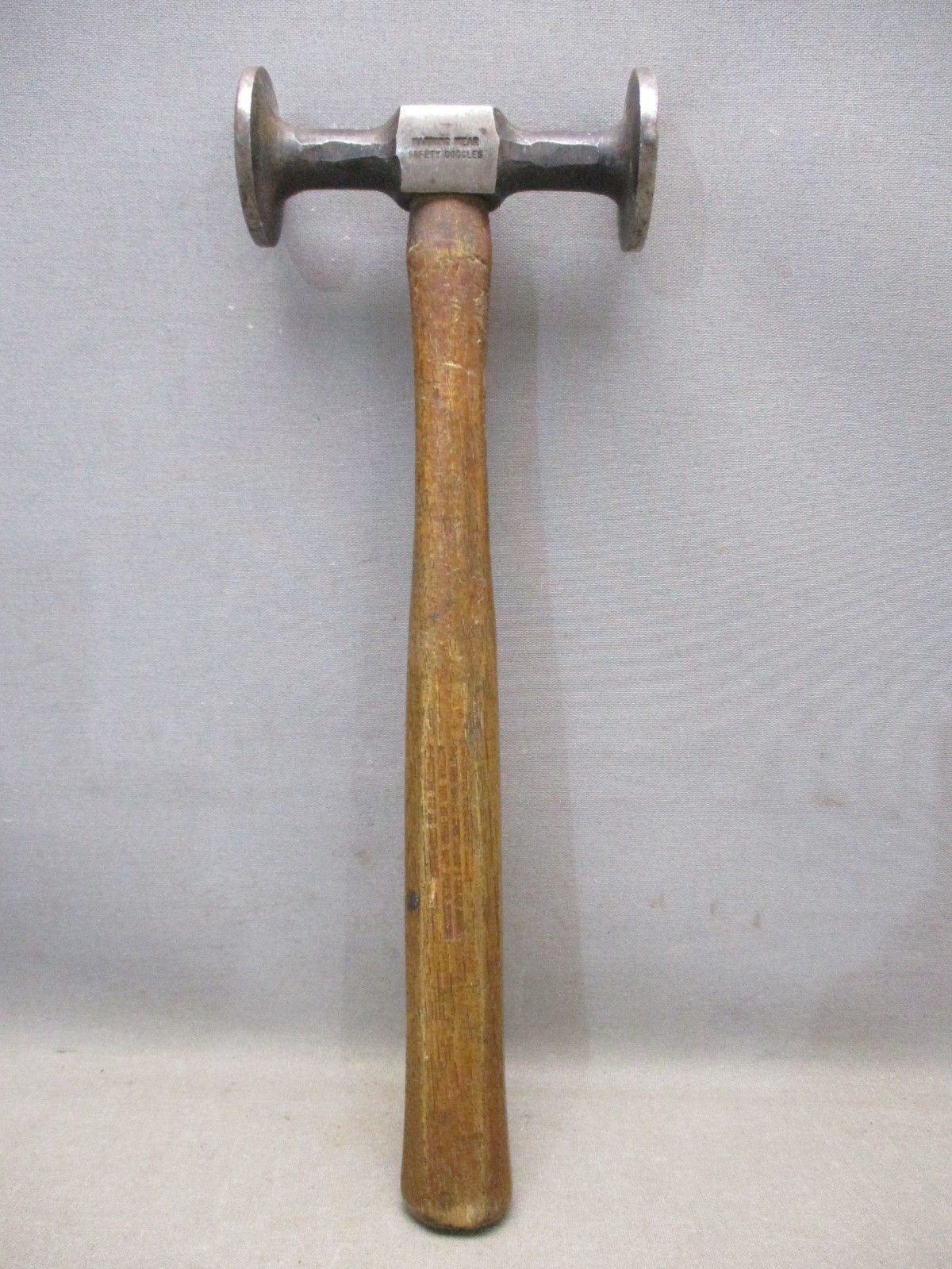 Vintage Snap On Tools BF617 Auto Body Shrinking Hammer Wood Handle Metal Working