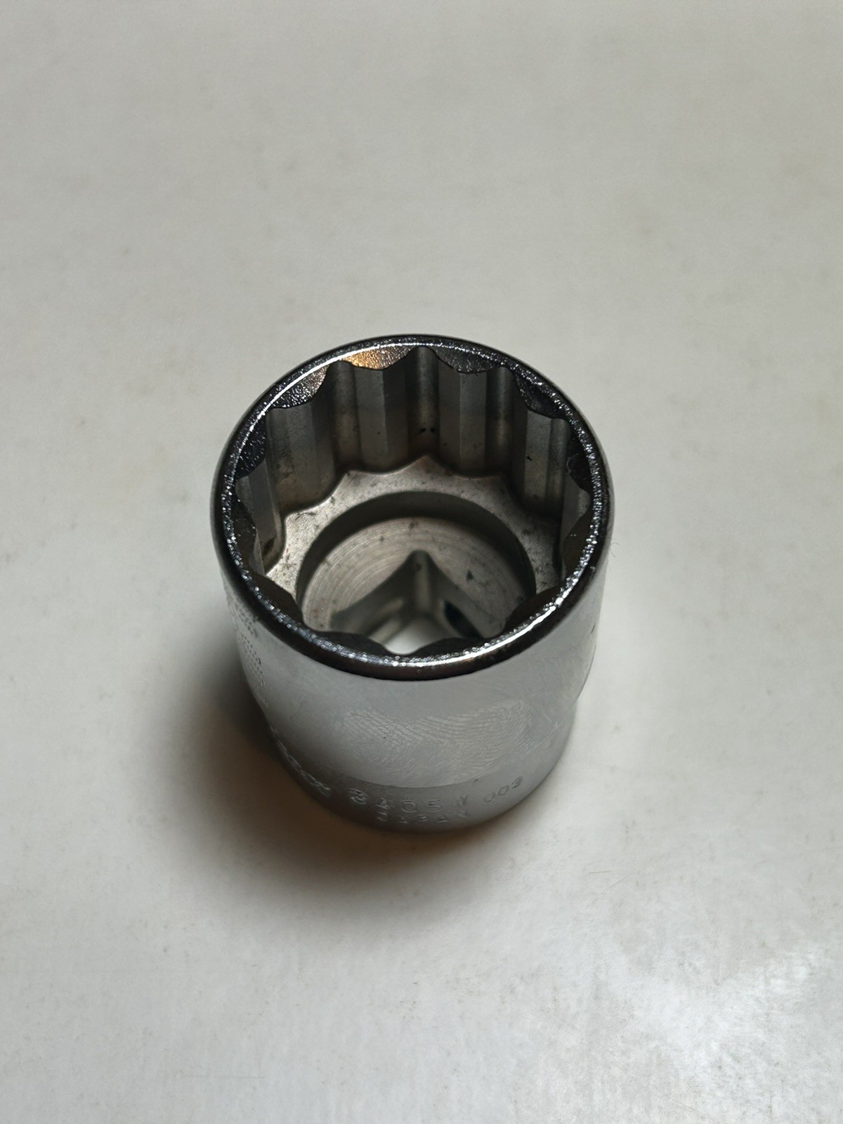 Koken 3/8″ Drive 12 Point 1/2 BS or 7/16 W Socket 3405W Made in Japan Military