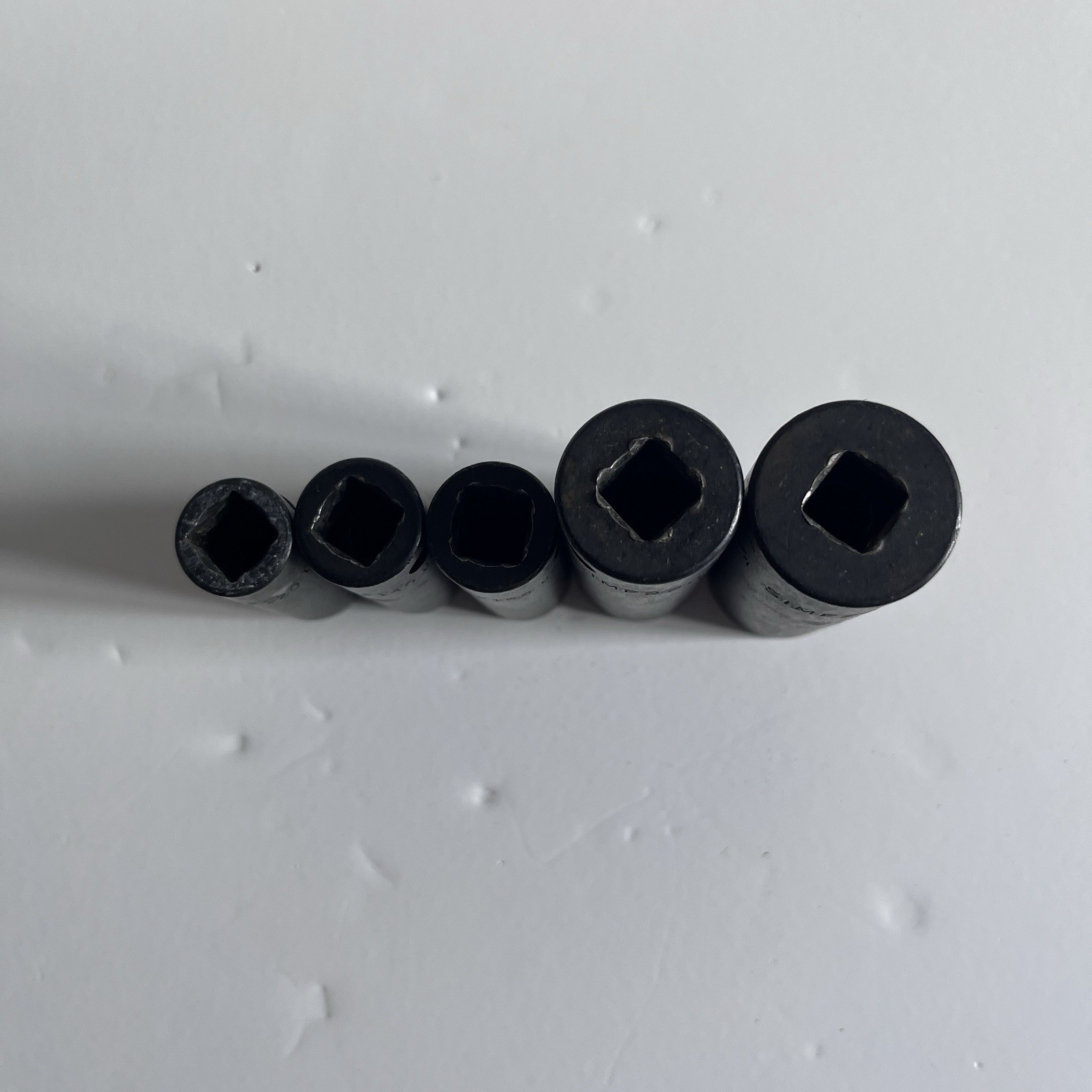 SNAP-ON 5 Pc SAE SIMF Deep Impact Sockets 3/8” Drive 3/8 7/16 1/2 11/16 3/4