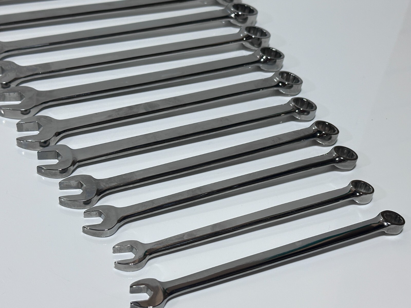 Matco Tools USA SWCLM12T 11pc Metric 9mm-19mm Full Polish Combination Wrench Set