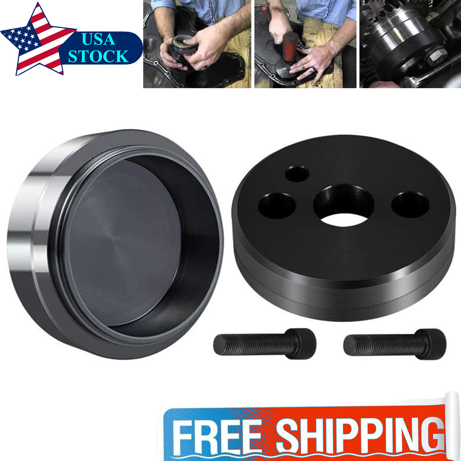 Front Cover Crankshaft Seal & Wear Sleeve Installer Tool For Cummins 3.9 5.9 6.7